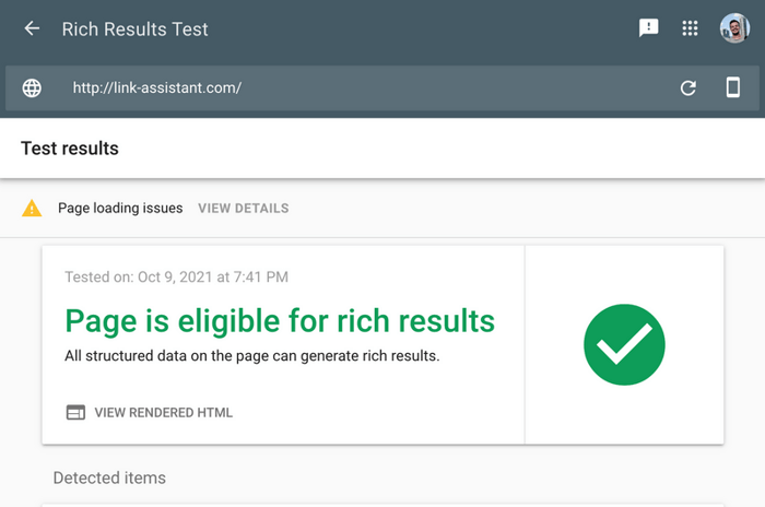 How to run Google Rich Results Test