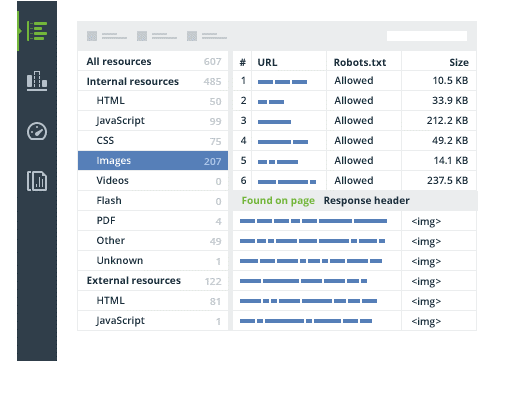 Checking for JavaScript errors in Website Auditor